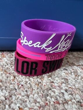 Taylor Swift 1989 Red Speak Now Tour Wrist Bands